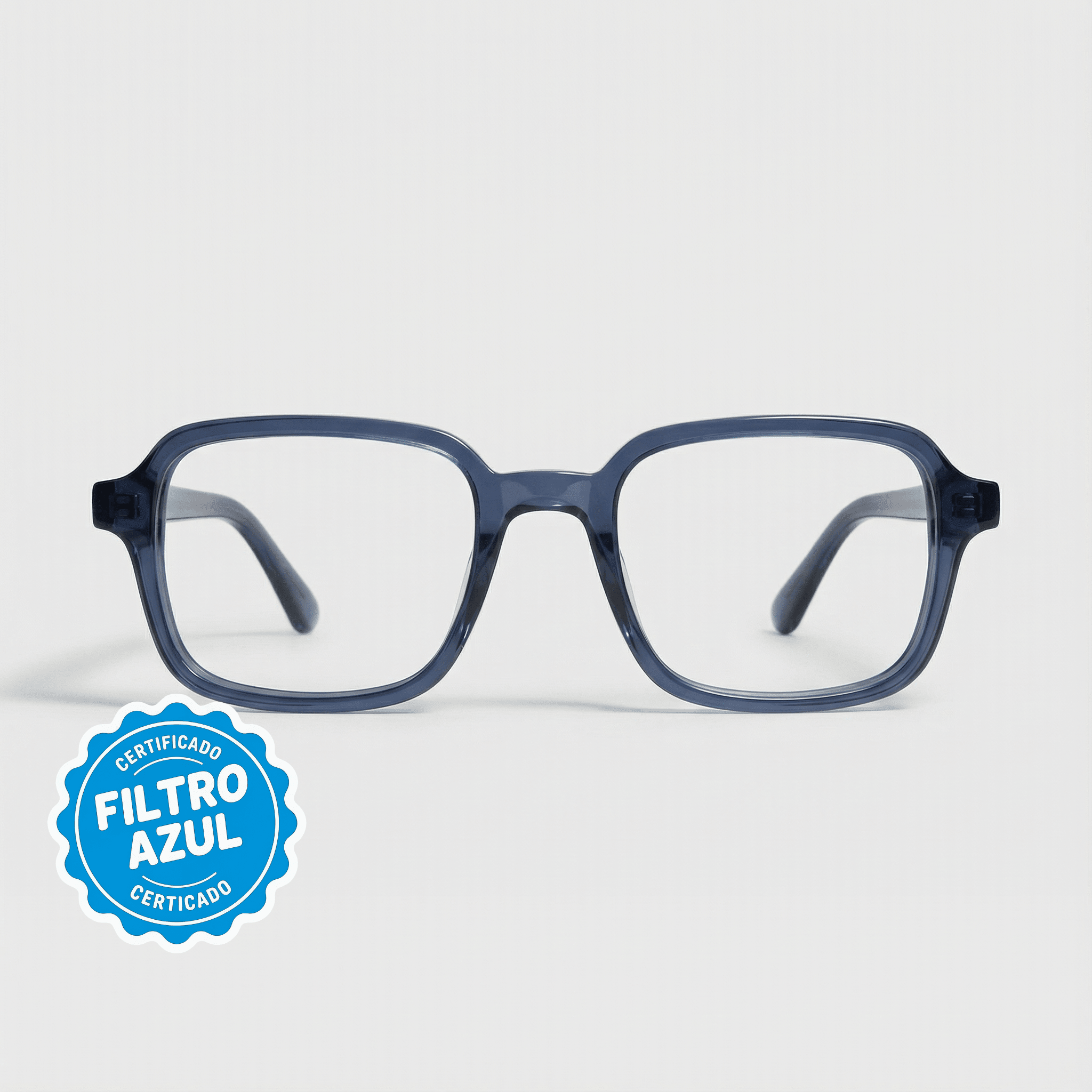 Atlas C1 | Filtro Azul — gafas de pasta con filtro de luz azul, vista frontal | Blur Eyeshop