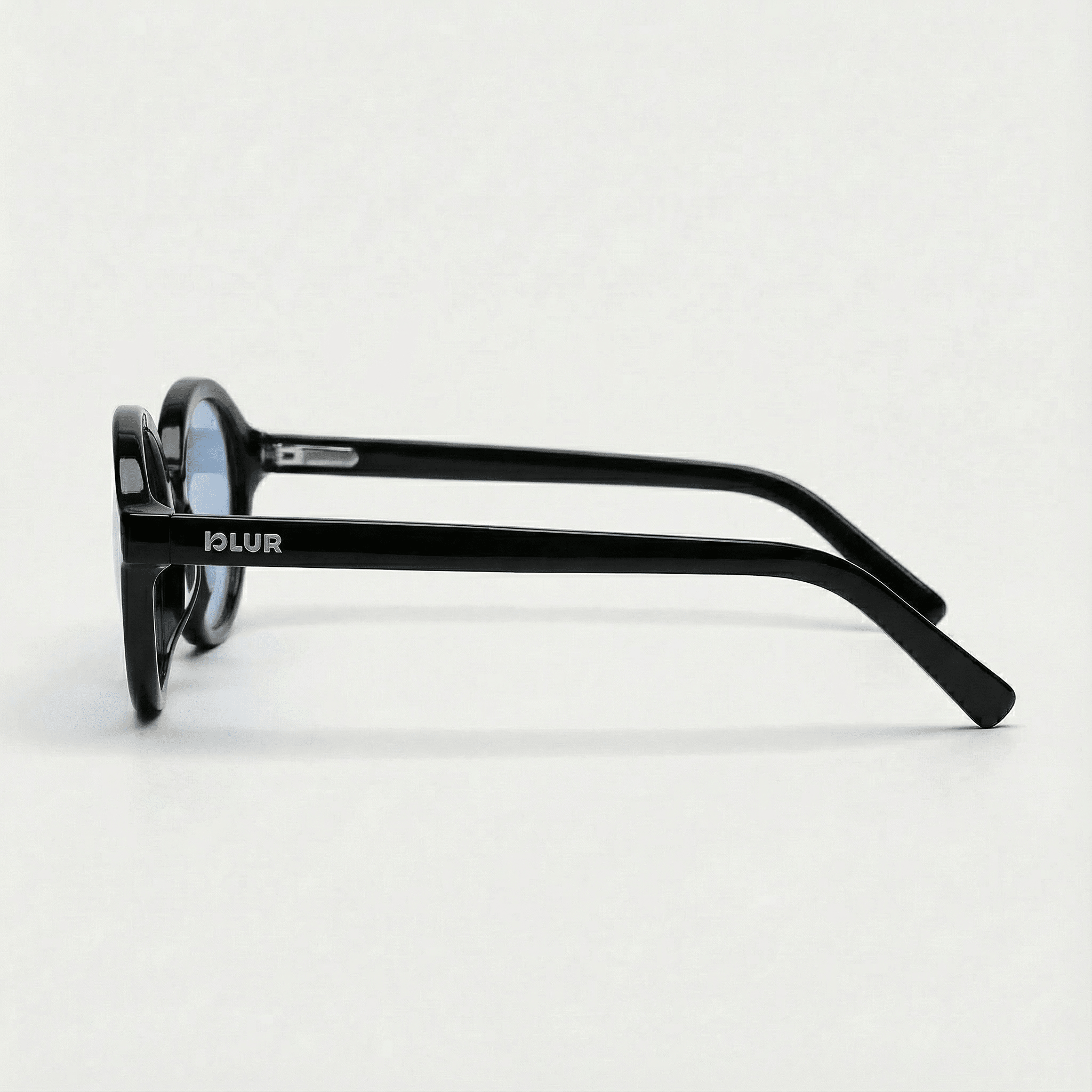 Beso C3 | Azul — gafas de sol de pasta, vista lateral | Blur Eyeshop
