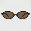 Beso Carey C2 | Marrón — gafas de sol de pasta, vista frontal | Blur Eyeshop