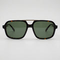Bora C2 | Verde — gafas de sol de pasta, vista frontal | Blur Eyeshop