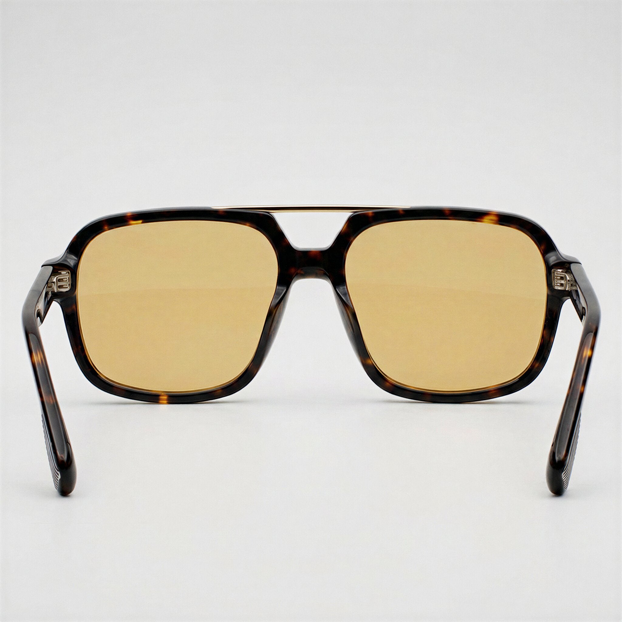 Bora C3 | Amarillo — detalle artesanal de la montura, gafas de pasta | Blur Eyeshop