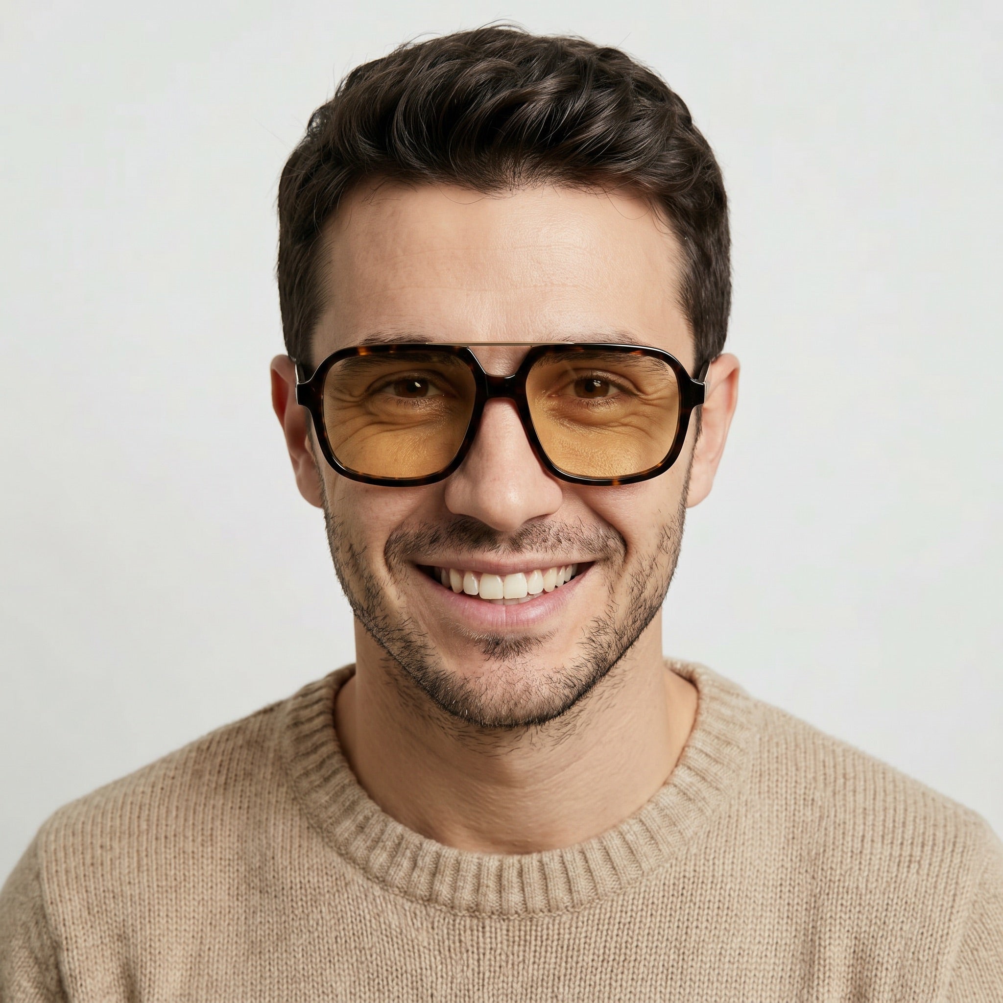 Bora C3 | Amarillo — puestas, gafas de pasta | Blur Eyeshop