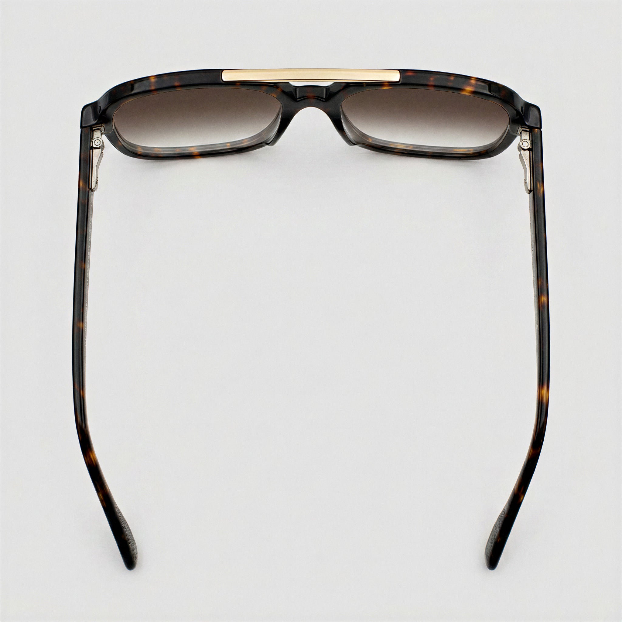 Bora C4 | Marrón Degradado — montura de acetato, vista superior | Blur Eyeshop