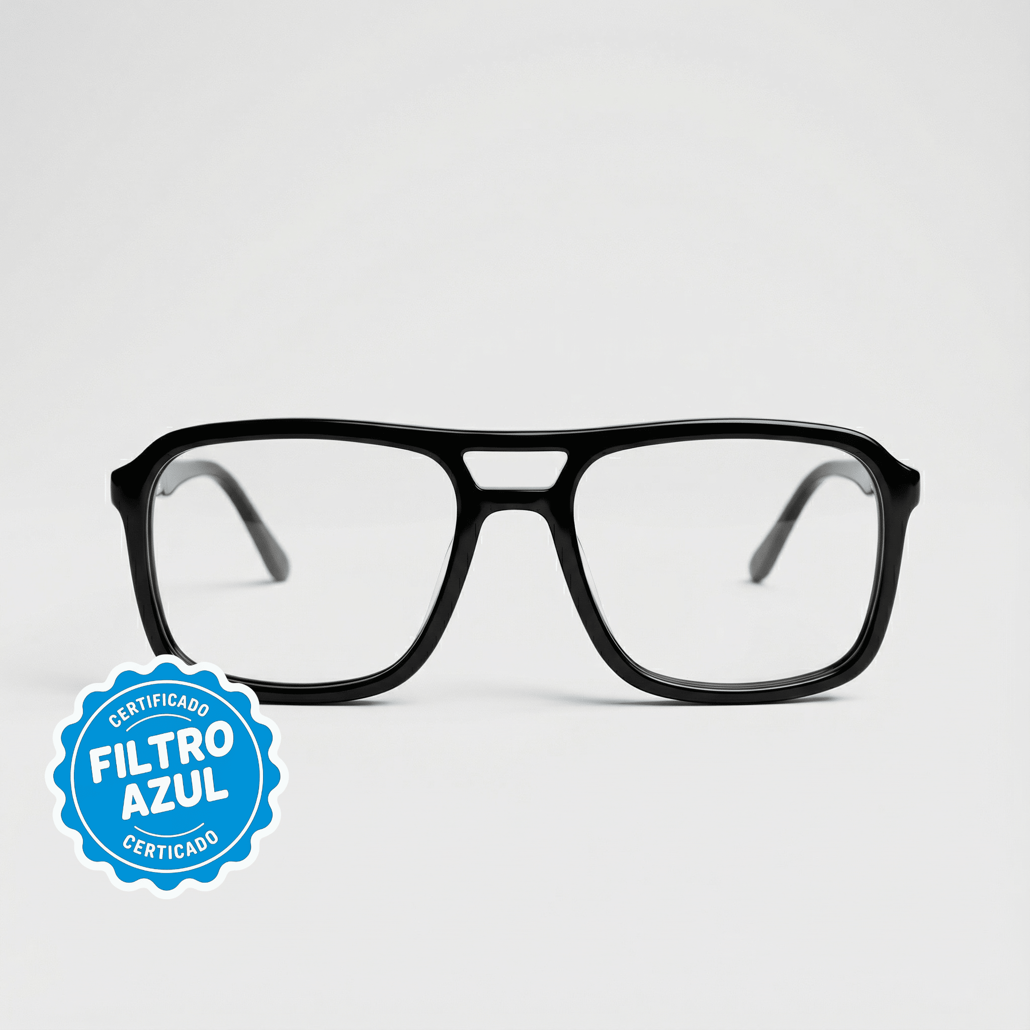 Bou C1 | Filtro Azul — gafas de pasta con filtro de luz azul, vista frontal | Blur Eyeshop