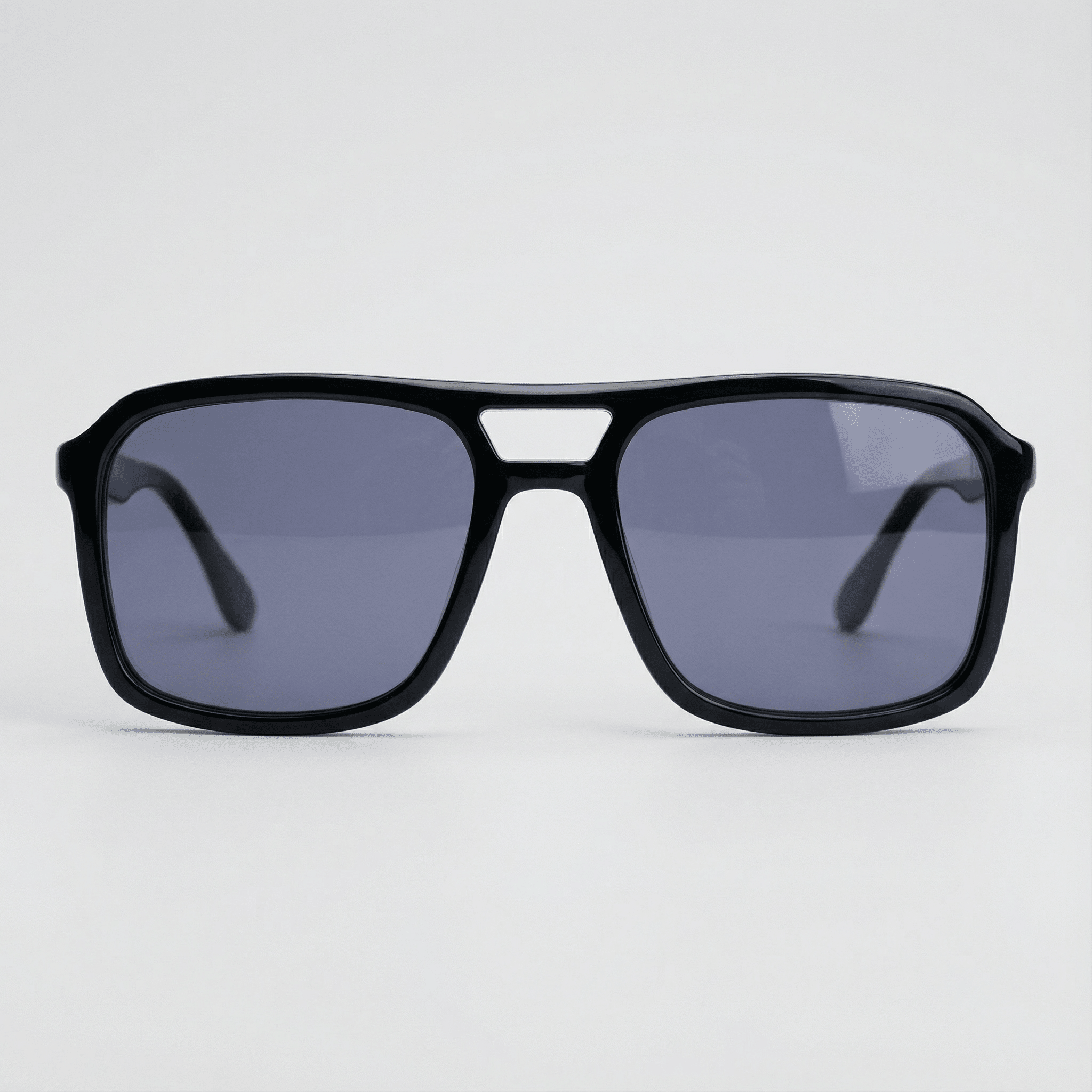 Bou C2 | Gris — gafas de sol de pasta, vista frontal | Blur Eyeshop