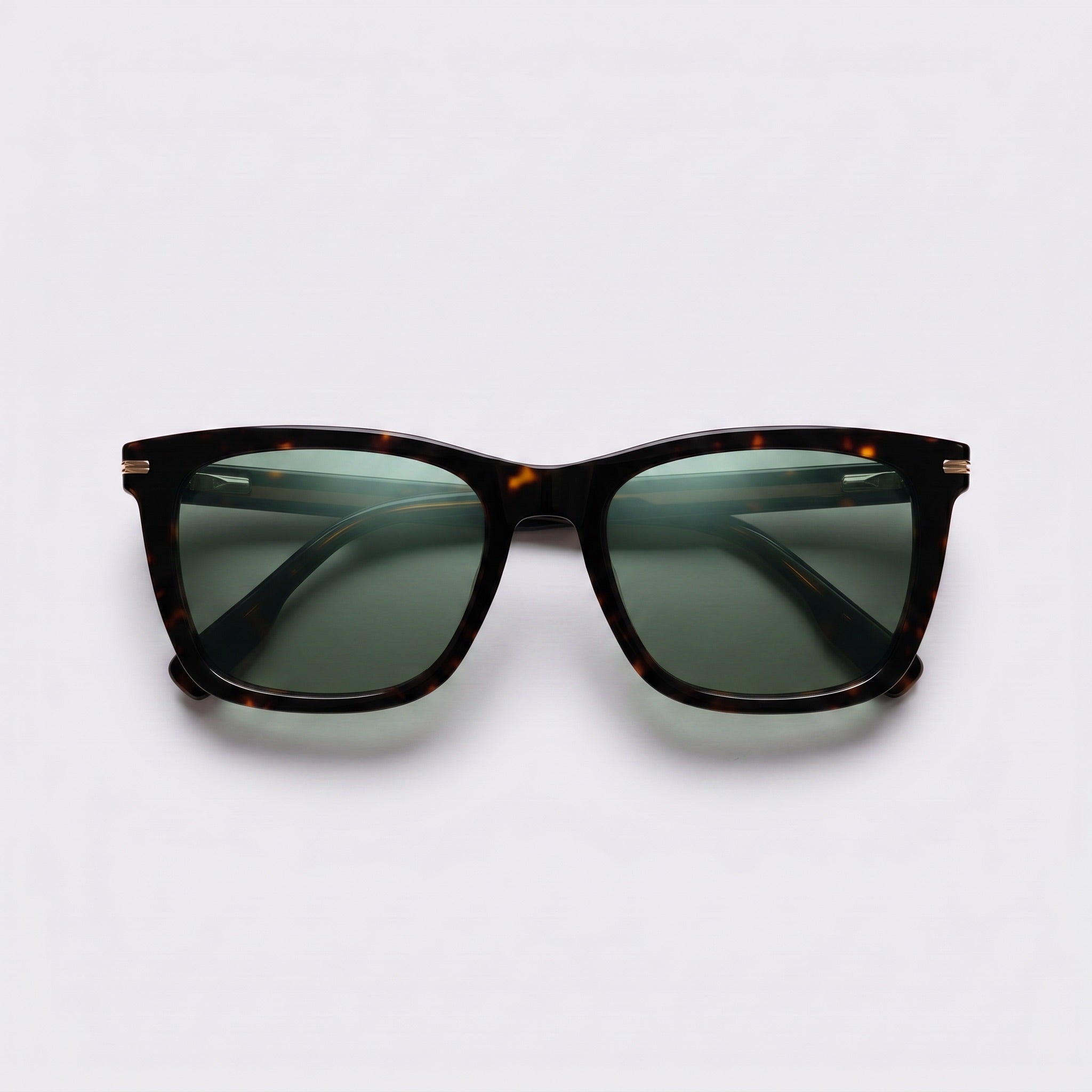 Capri C2 | Verde — gafas de sol de pasta plegadas, tamaño compacto | Blur Eyeshop