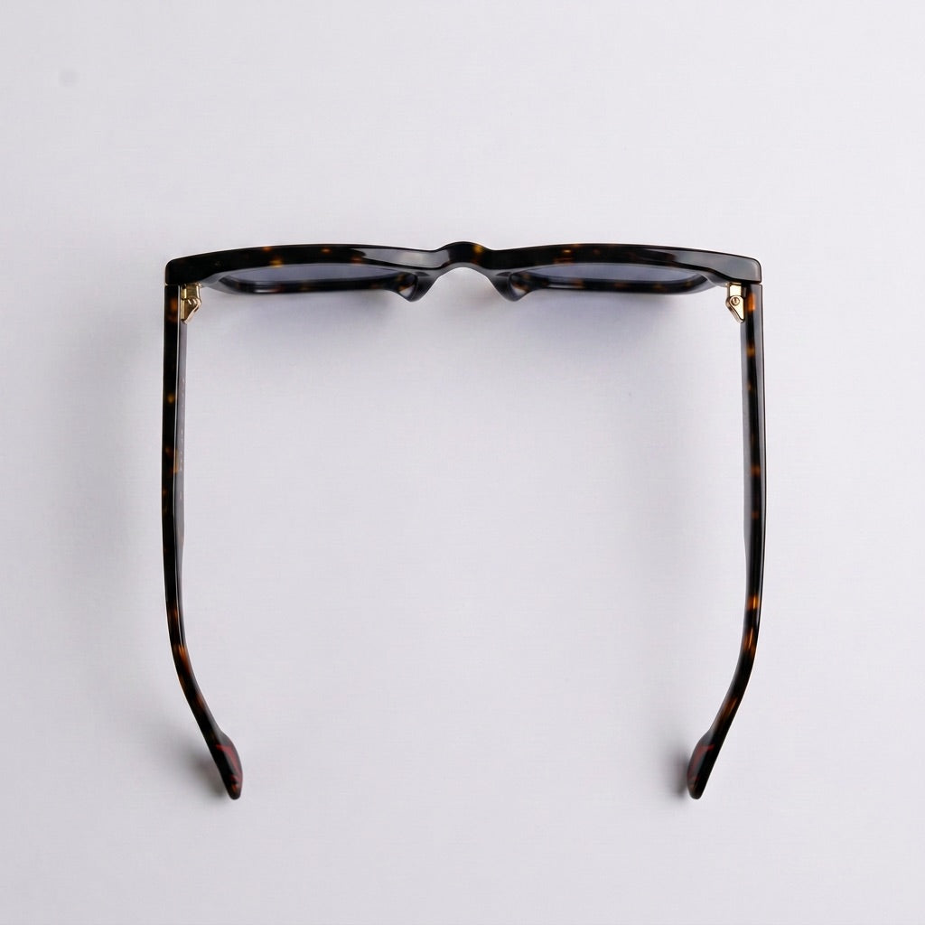 Capri C4 | Gris — montura de acetato, vista superior | Blur Eyeshop