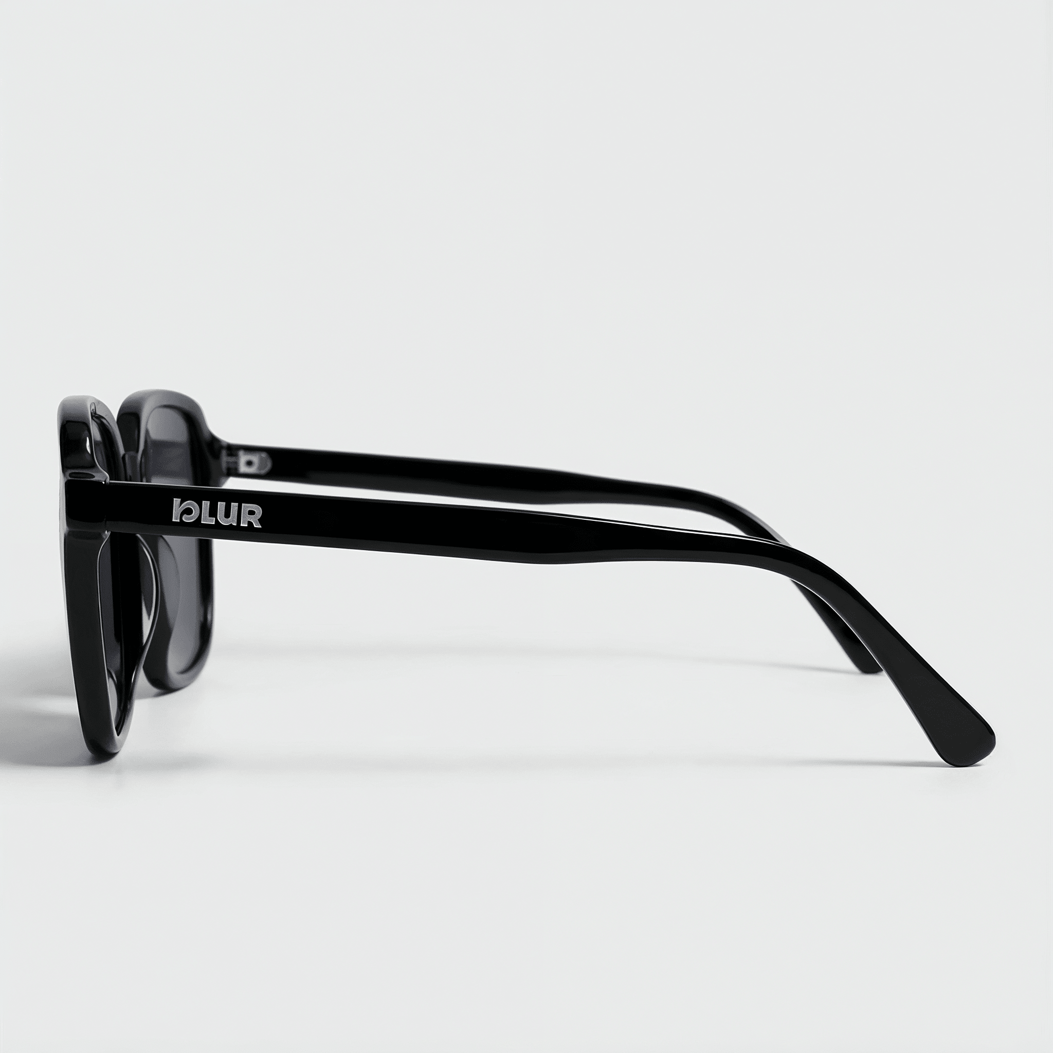 Comte C3 | Gris — gafas de sol de pasta, vista lateral | Blur Eyeshop