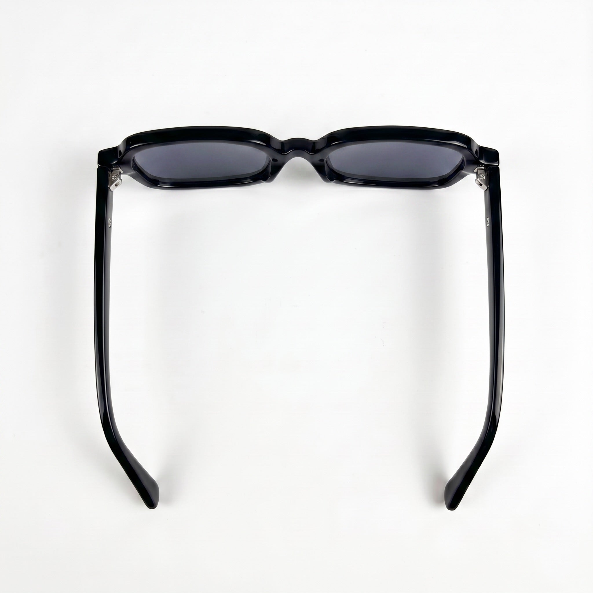 Fiji C2 | Gris — montura de acetato, vista superior | Blur Eyeshop