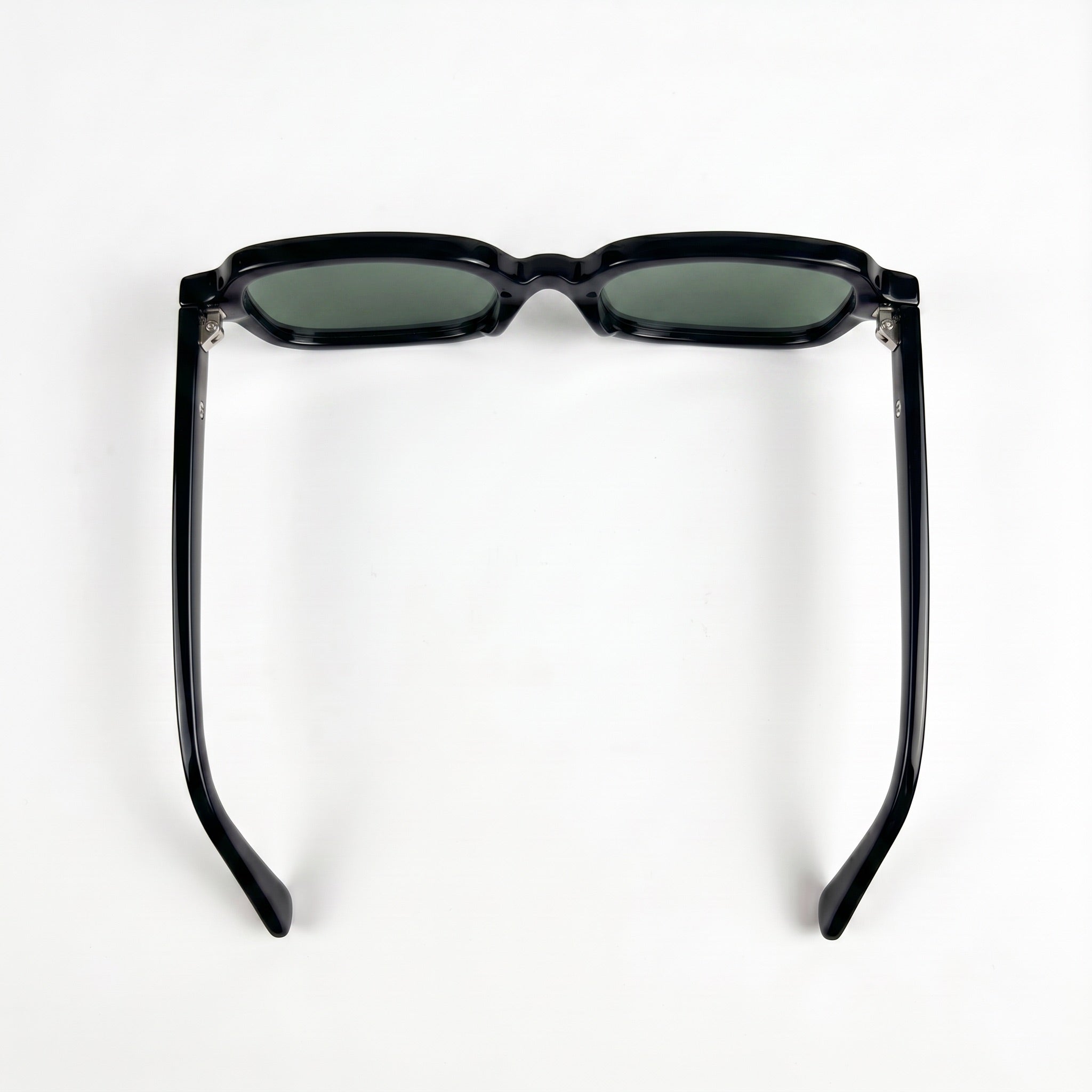 Fiji C3 | Verde — montura de acetato, vista superior | Blur Eyeshop