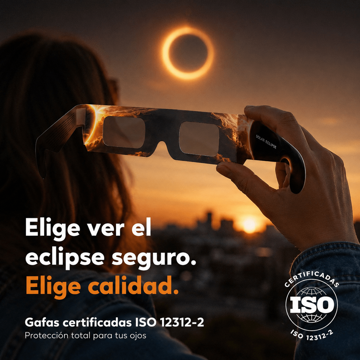 Gafas para eclipse solar ISO 12312 - 2 - Blur Eyeshop