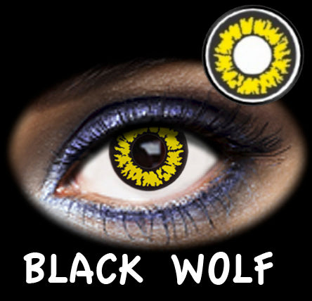 LENTILLA SEMANAL BLACK WOLF (2 Lentillas)