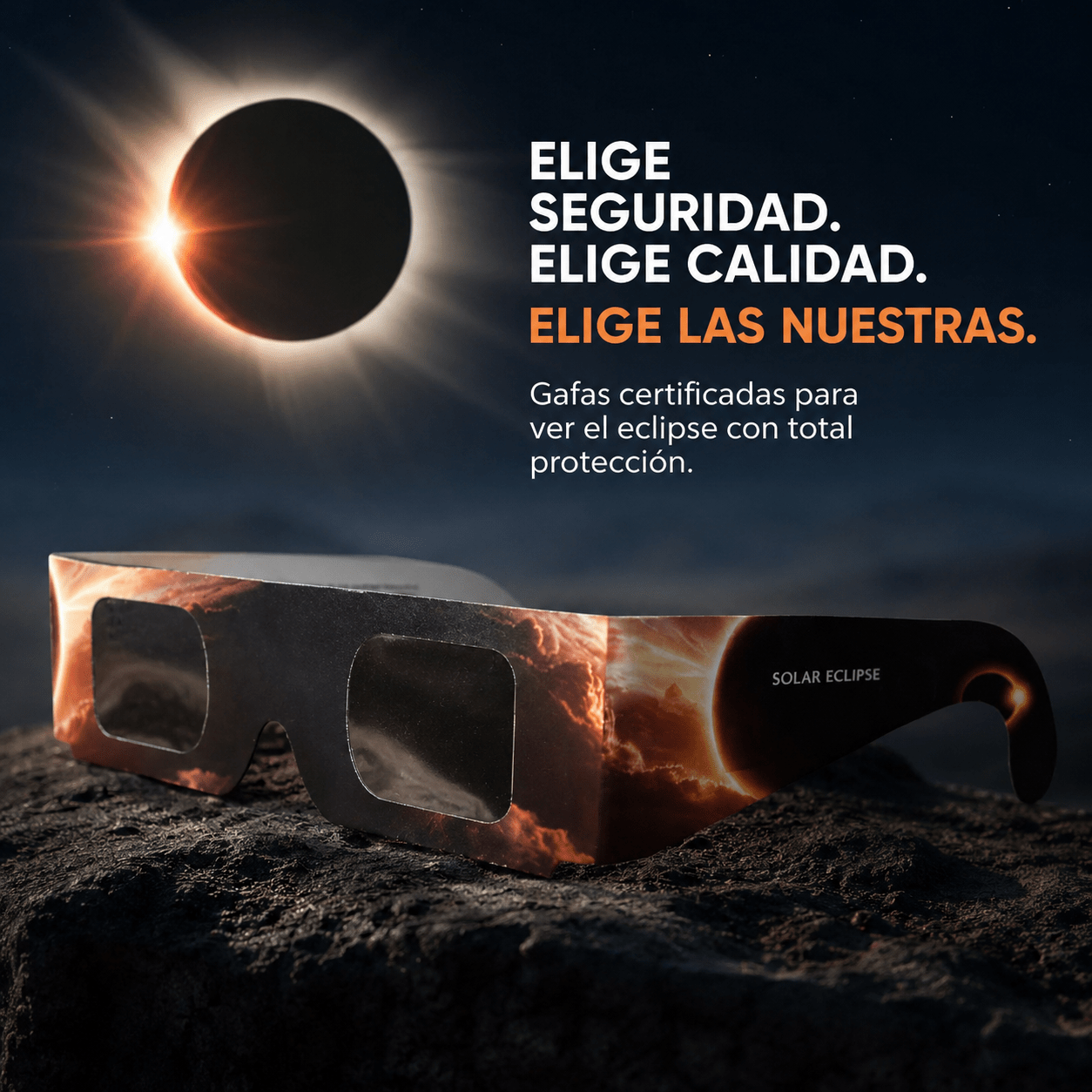 Gafas para eclipse solar ISO 12312 - 2 - Blur Eyeshop