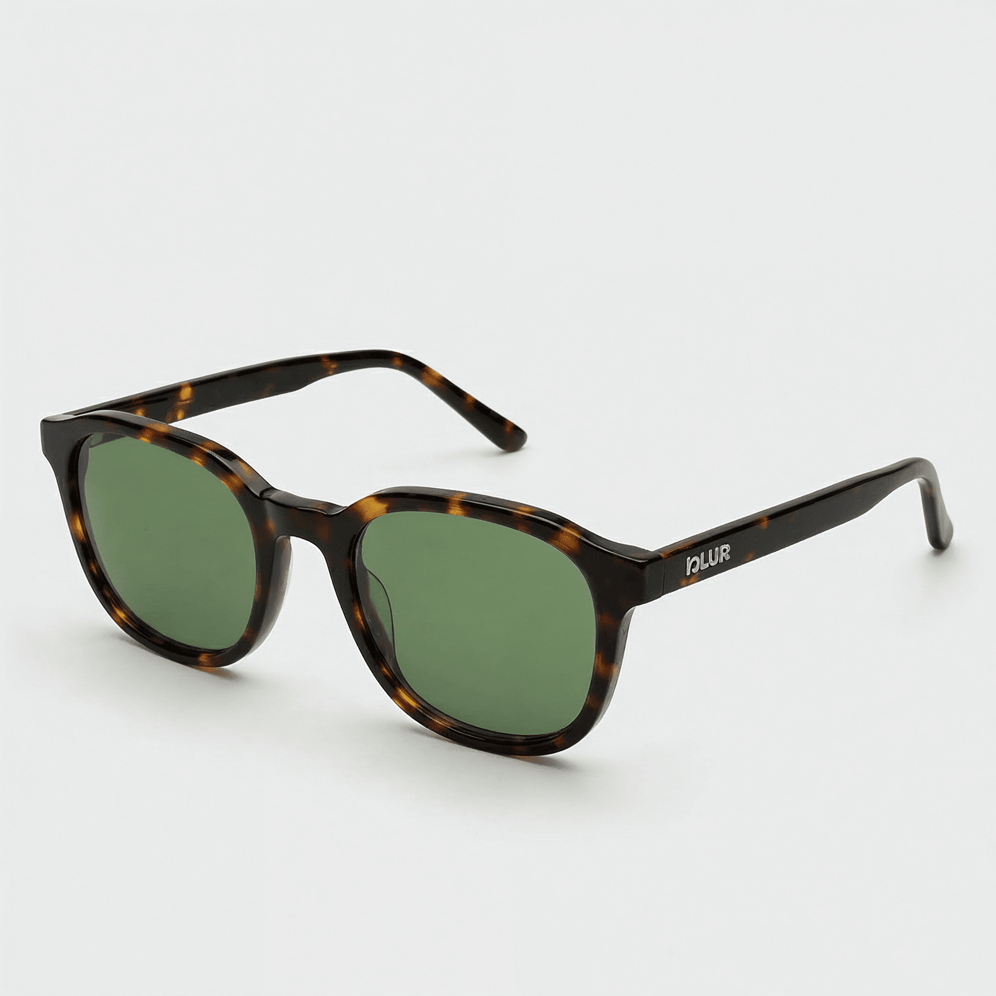 Lazaro C3 | Verde — montura de acetato hecha a mano, vista lateral | Blur Eyeshop