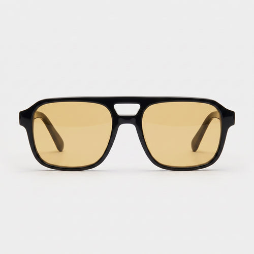 Lombok C2 | Amarillo — gafas de sol de pasta, vista frontal | Blur Eyeshop