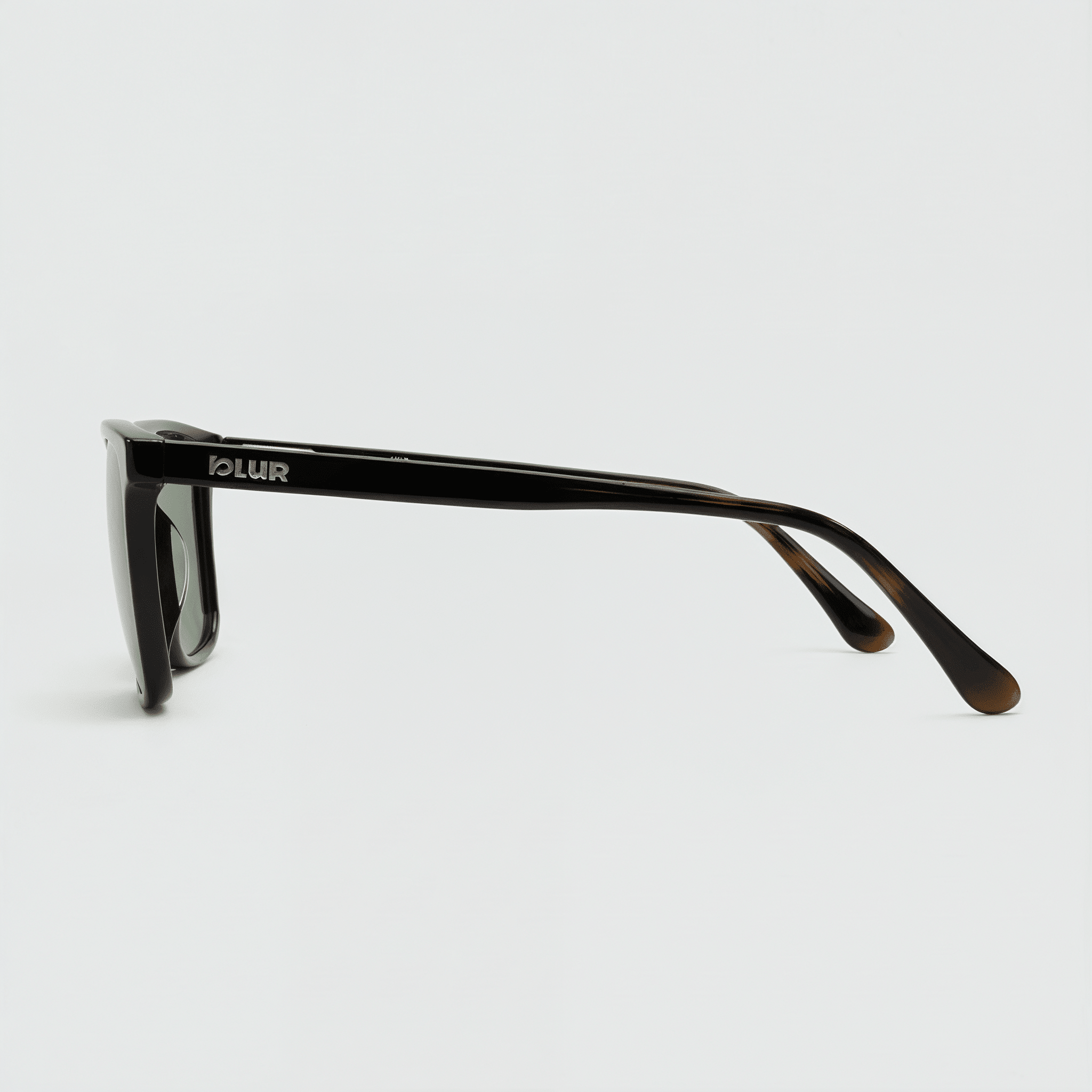 Nova C2 | Verde — montura de acetato hecha a mano, vista lateral | Blur Eyeshop