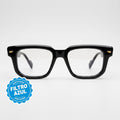 Titan Black C1 | Filtro Azul — gafas de pasta con filtro de luz azul, vista frontal | Blur Eyeshop