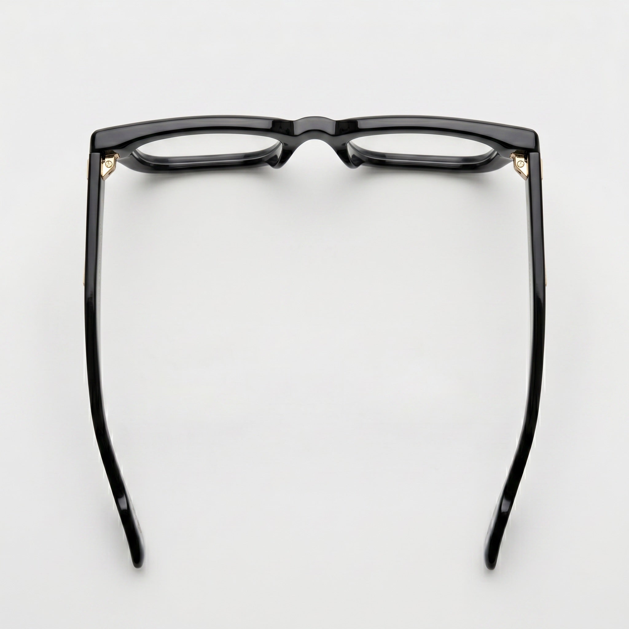 Titan Black C1 | Filtro Azul — montura de acetato, vista superior | Blur Eyeshop