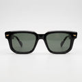 Titan Black C2 | Verde — gafas de sol de pasta, vista frontal | Blur Eyeshop