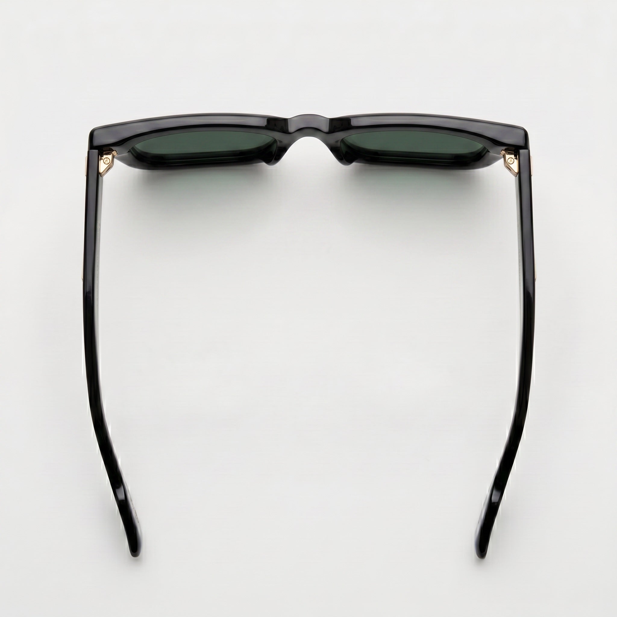Titan Black C2 | Verde — montura de acetato, vista superior | Blur Eyeshop
