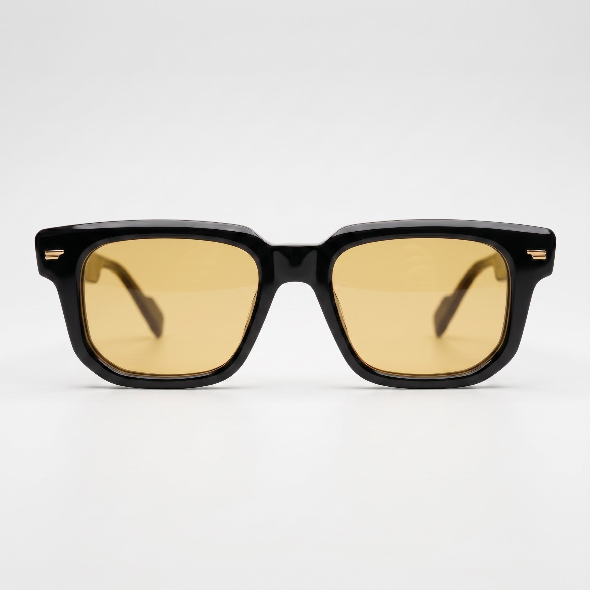 Titan Black C3 | Amarillo — gafas de sol de pasta, vista frontal | Blur Eyeshop
