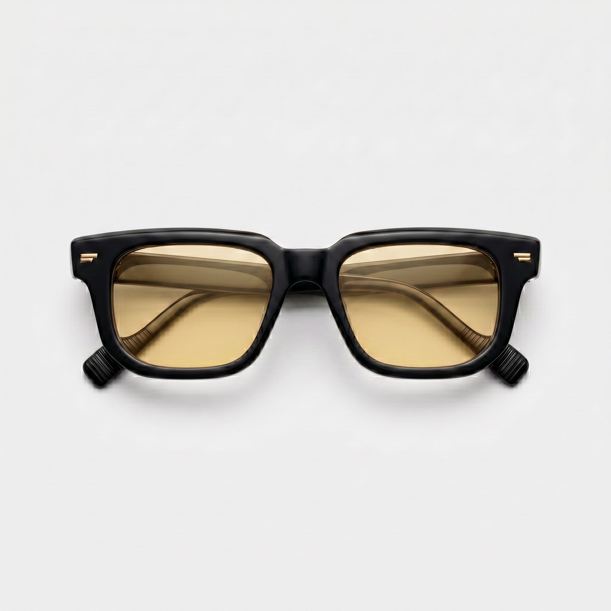 Titan Black C3 | Amarillo — gafas de sol de pasta plegadas, tamaño compacto | Blur Eyeshop